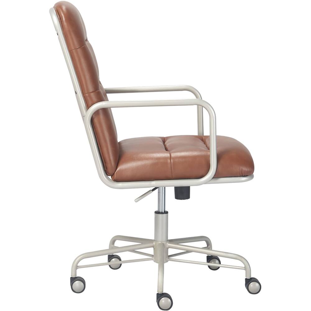Alt View 13. Finch - Franklin Bonded Leather Office Chair - Brown.