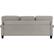 Alt View 14. Serta - Copenhagen L-Shaped Reversible Fabric 2-Piece Sectional - Light Gray.