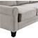 Alt View 16. Serta - Copenhagen L-Shaped Reversible Fabric 2-Piece Sectional - Light Gray.