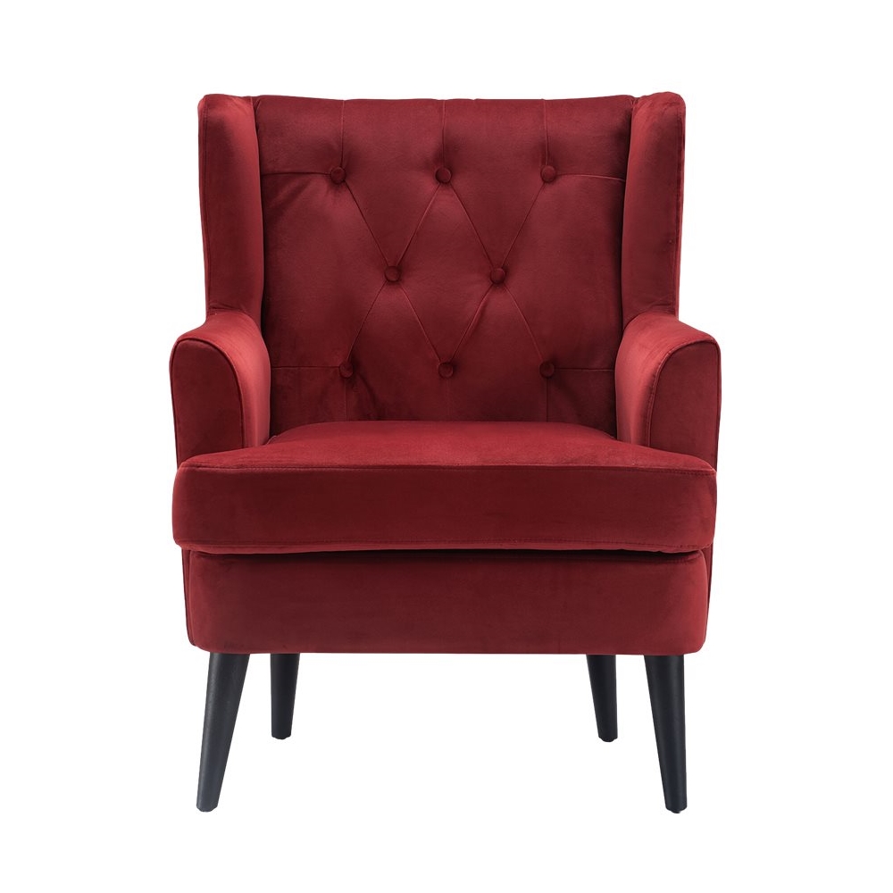 Best Buy: Elle Decor Traditional Wing Chair French Burgundy UPH10056C