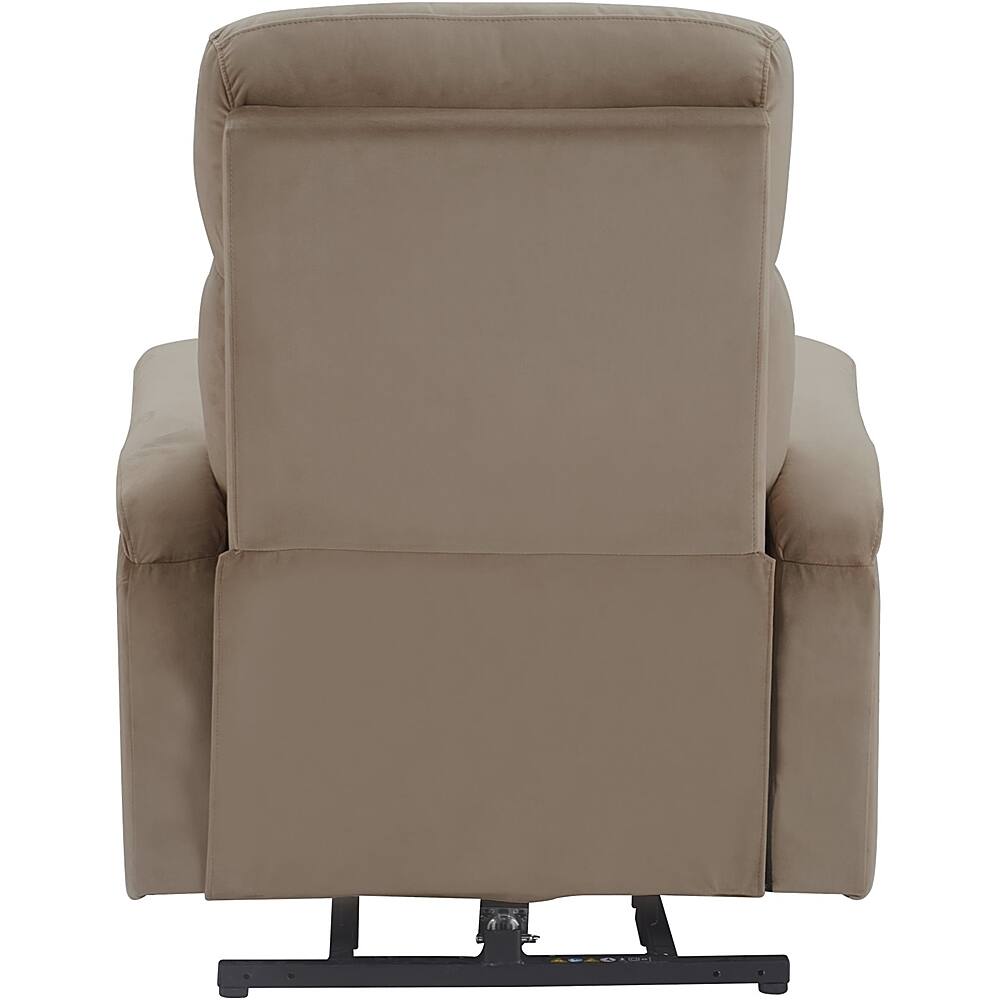 Alt View 11. Click Decor - Contemporary Recliner With Storage Pockets - Taupe.