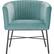 Front. Adore Decor - 4-Leg Metal and Velvet Plush Accent Chair - Teal.