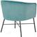 Alt View 11. Adore Decor - 4-Leg Metal and Velvet Plush Accent Chair - Teal.