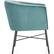 Alt View 12. Adore Decor - 4-Leg Metal and Velvet Plush Accent Chair - Teal.