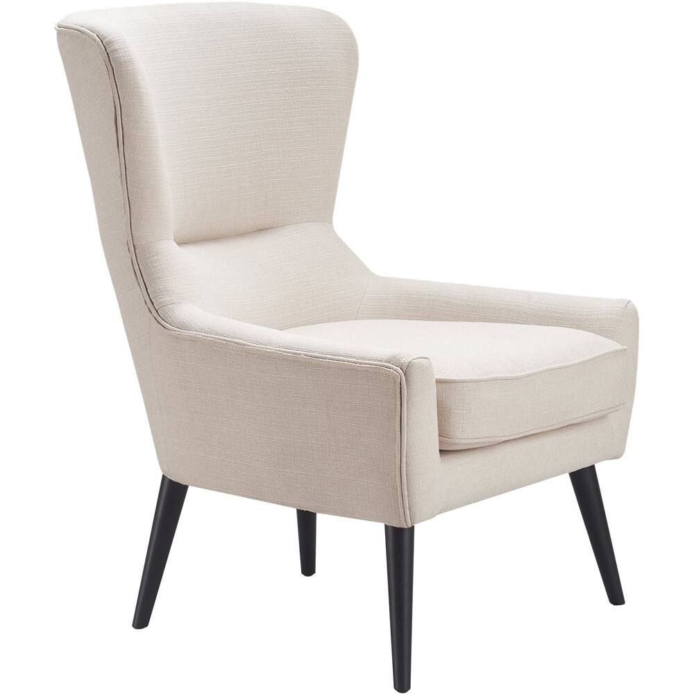Alt View 11. Finch - Classic Wing Chair - Ivory.