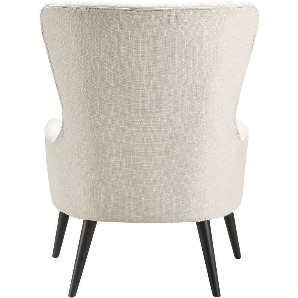 Alt View 12. Finch - Classic Wing Chair - Ivory.