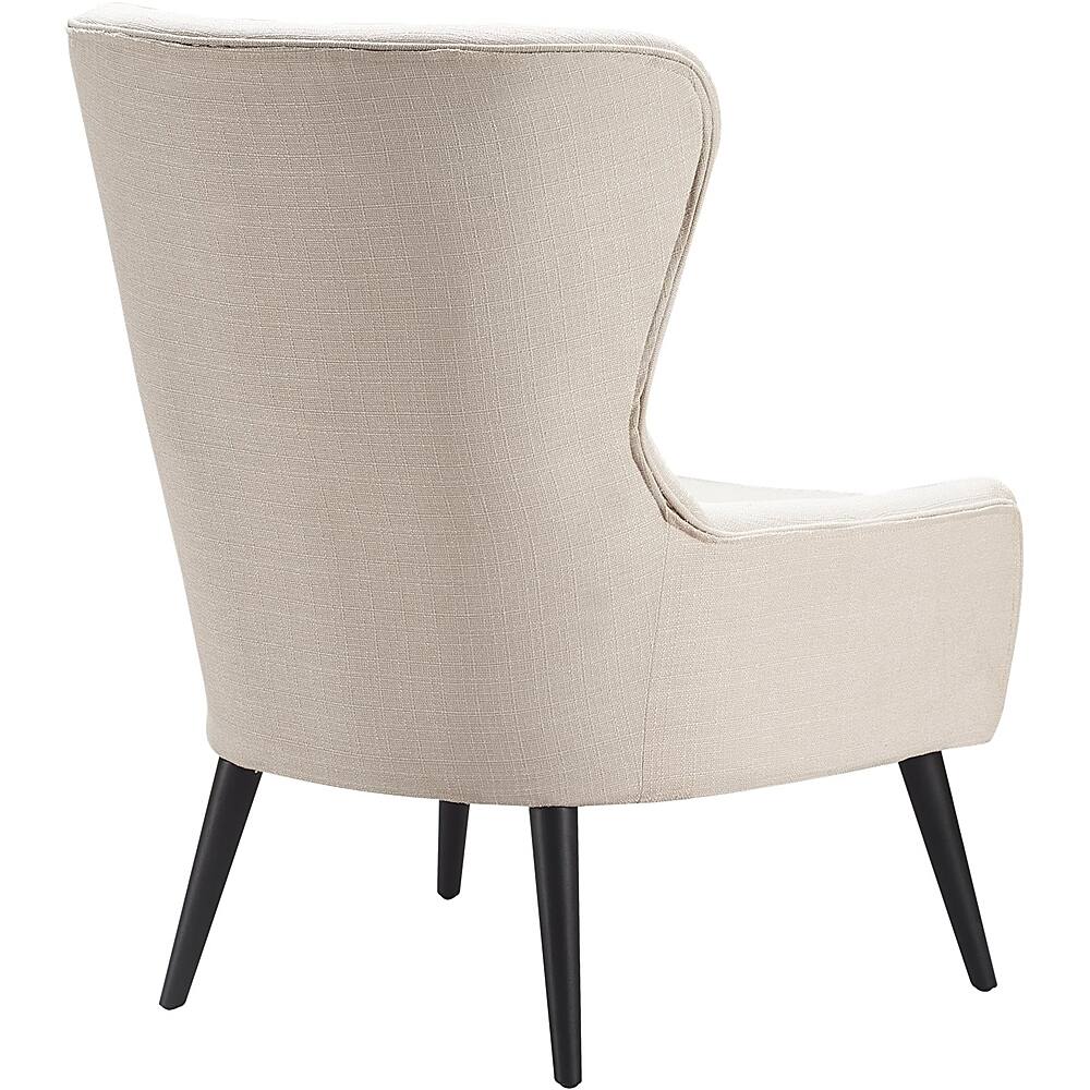 Alt View 13. Finch - Classic Wing Chair - Ivory.