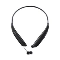LG - TONE Ultra a HBS-830 Wireless In-Ear Headphones - Black - Front_Zoom