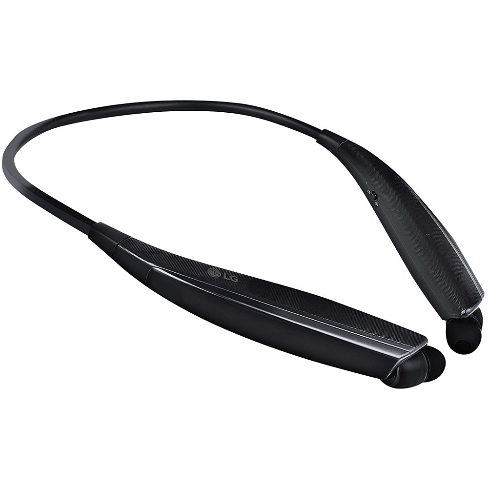 Left View: LG - TONE Ultra a HBS-830 Wireless In-Ear Headphones - Black