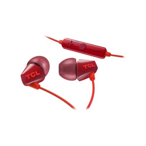 Front. TCL - SOCL series SOCL100BTOR Wireless In-Ear Headphones - Sunset Orange.