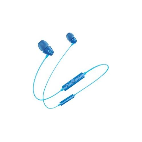 Front. TCL - SOCL series SOCL100BTBL Wireless In-Ear Headphones - Ocean Blue.