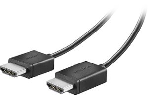 Insignia™ - 10' Thin HDMI Cable - Black - Front_Zoom