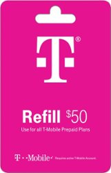 T-Mobile - $50 Refill Code (Immediate Delivery) [Digital] - Front_Zoom