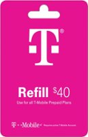 T-Mobile - $40 Refill Code (Immediate Delivery) [Digital] - Front_Zoom