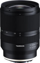 Tamron - 17-28mm f/2.8 DI III RXD Zoom Lens for Sony E-Mount - Black - Front_Zoom