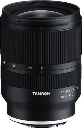 Front. Tamron - 17-28mm f/2.8 DI III RXD Zoom Lens for Sony E-Mount - Black.