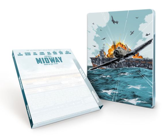  Midway [SteelBook] [Includes Digital Copy] [4K Ultra HD Blu-ray/Blu-ray] [Only @ Best Buy] [2019]