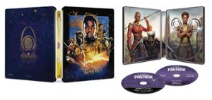 Black Panther [SteelBook] [Includes Digital Copy] [4K Ultra HD Blu-ray/Blu-ray] [Only @ Best Buy] [2018] - Front_Original