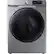 Front. Samsung - 7.5 Cu. Ft. Stackable Electric Dryer with Steam and Sensor Dry - Platinum.