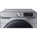 Alt View Zoom 1. Samsung - 7.5 Cu. Ft. Stackable Electric Dryer with Steam and Sensor Dry - Platinum.
