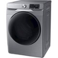 Left Zoom. Samsung - 7.5 Cu. Ft. Stackable Electric Dryer with Steam and Sensor Dry - Platinum.
