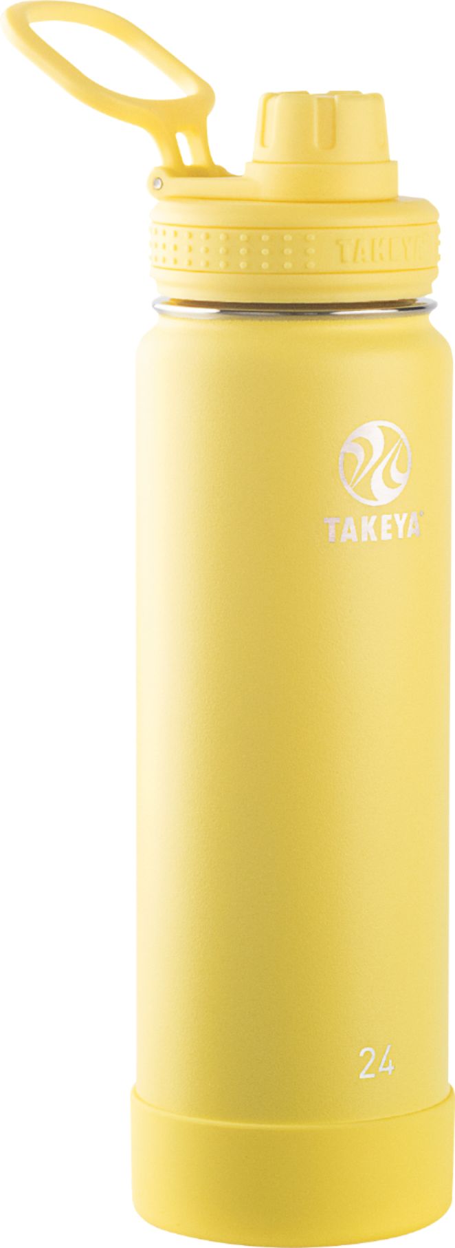 Angle View: Takeya - Actives 24oz Spout Bottle - Canary