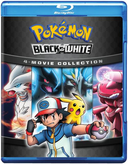 Pokemon Black And White 4 Movie Collection Blu Ray 2 Discs Best Buy