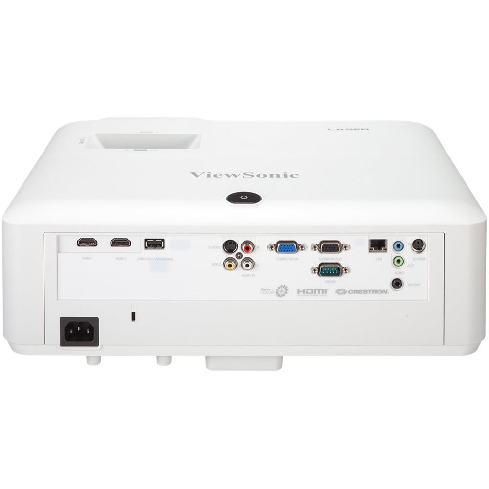 Back View: ViewSonic - LS750WU 1080p DLP Projector - White