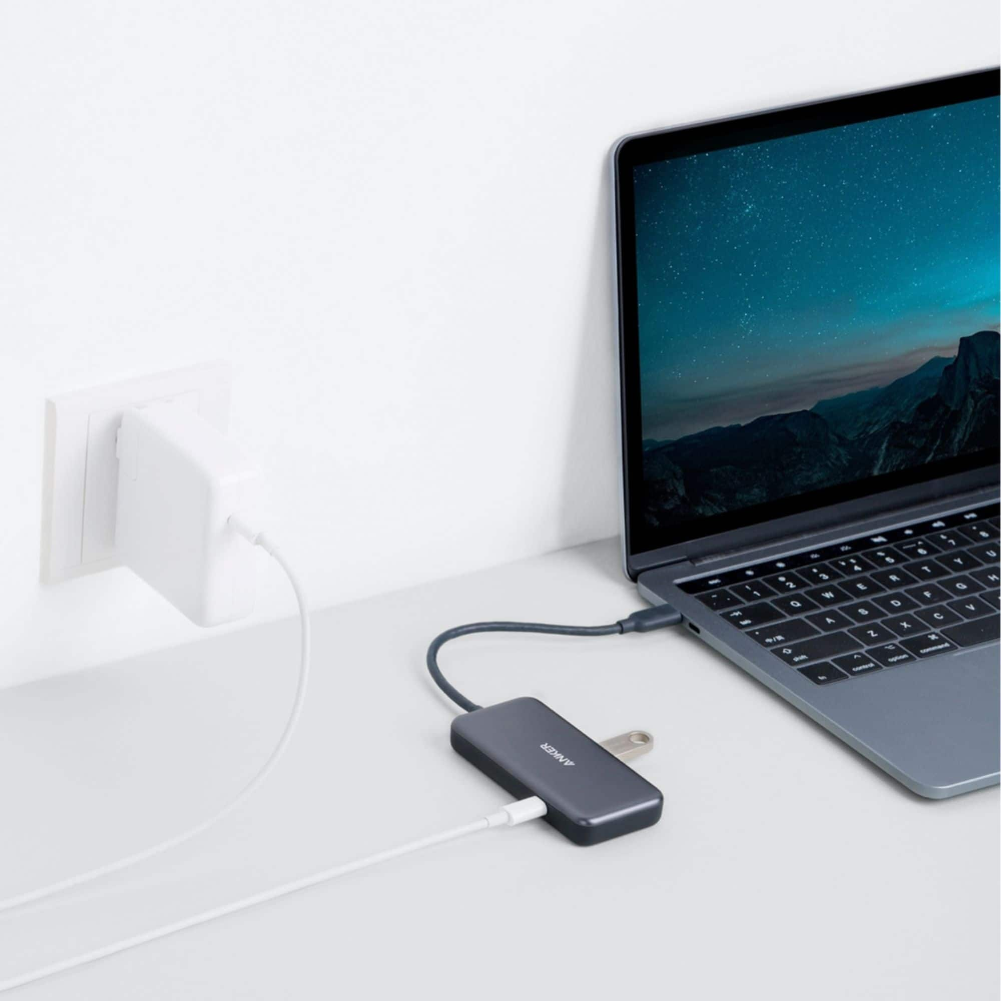 Anker 4-in-1 USB Type-C Hub Black A83210A2 - Best Buy