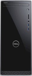 Dell - Inspiron Desktop - Intel Core i3 - 8GB Memory - 1TB HDD - Black With Silver Trim - Front_Zoom