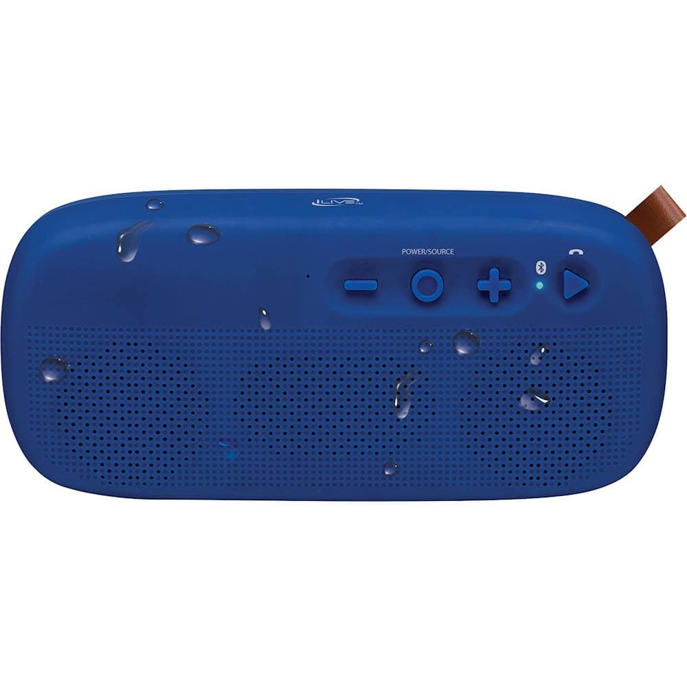 Alt View 11. iLive - ISBW249 Portable Bluetooth Speaker - Blue.