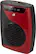 Angle. GPX - Cassette Player with AM/FM Radio - Black/Red.