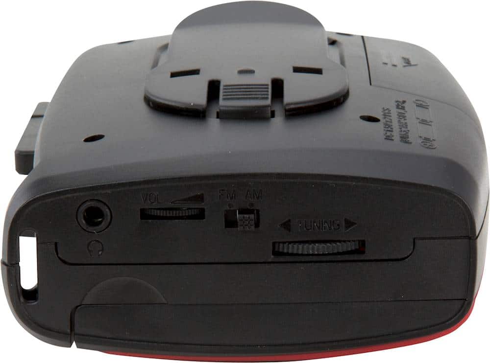 Alt View 15. GPX - Cassette Player with AM/FM Radio - Black/Red.