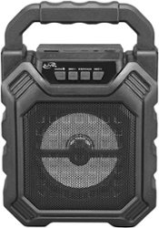 iLive - ISB199 Portable Bluetooth Speaker - Black - Front_Zoom