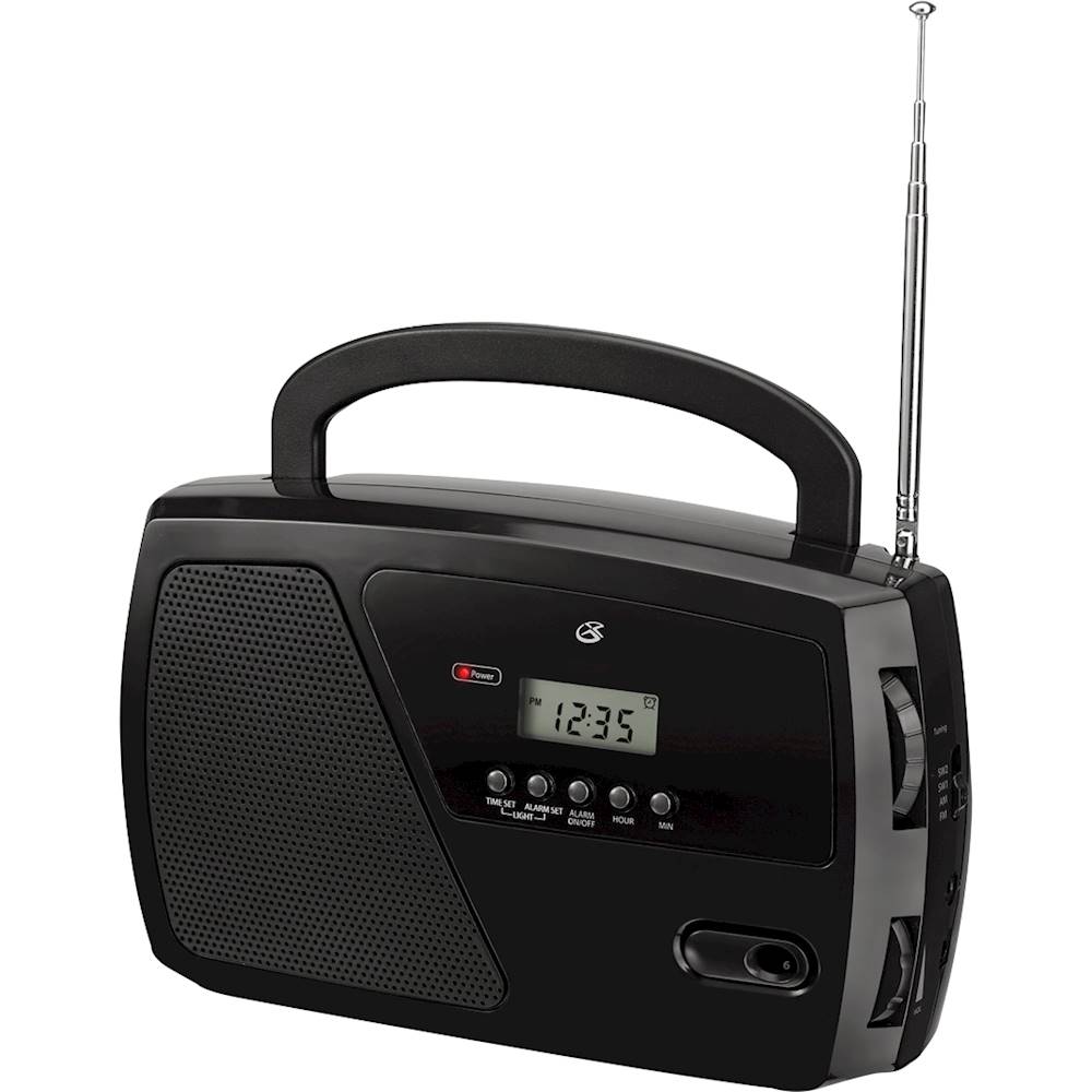 GPX - Portable AM/FM Shortwave Radio - Black