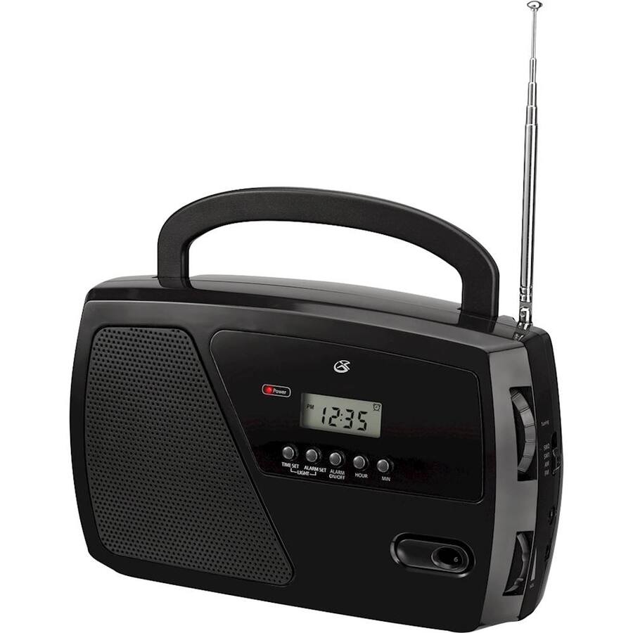 GPX Portable AM/FM Shortwave Radio Black R633B - Best Buy
