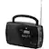 Left. GPX - Portable AM/FM Shortwave Radio - Black.