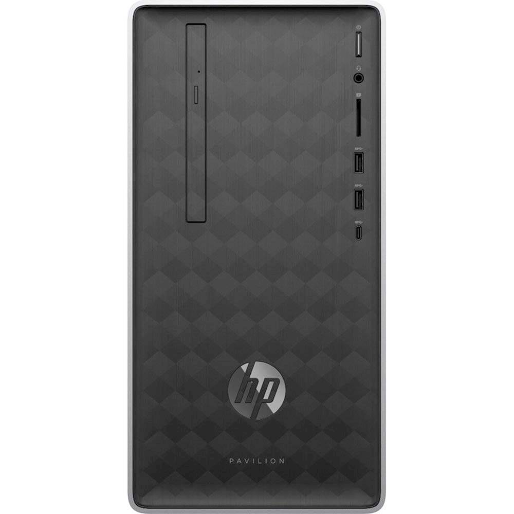 Front. HP - Refurbished Pavilion Desktop - AMD Ryzen 5-Series - 8GB Memory - 2TB Hard Drive.