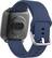 Back. iConnect by Timex - Active Smartwatch 37mm Resin - Blue/Gunmetal.