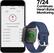 Alt View 17. iConnect by Timex - Active Smartwatch 37mm Resin - Blue/Gunmetal.