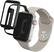 Alt View 11. ZAGG - InvisibleShield GlassFusion 360 Screen Protector for Apple Watch Series 4, Series 5, SE, Series 6 44mm - Black.