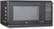 Angle Standard. LG - Round Cavity Mid-Size Microwave - Black.