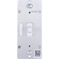 Enbrighten - Z-Wave Plus Smart In-Wall Switch Toggle - White - Front_Zoom
