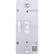 Front. Enbrighten - Z-Wave Plus Smart In-Wall Switch Toggle - White.