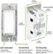 Alt View 15. Enbrighten - Z-Wave Plus In-Wall Smart Dimmer Toggle - White.