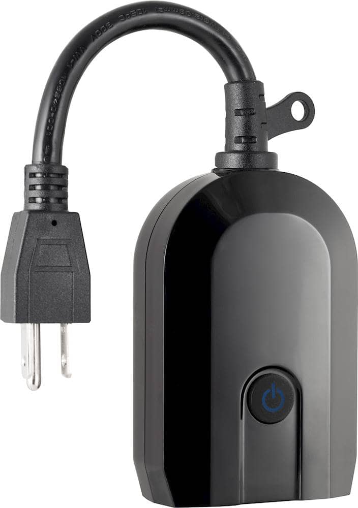 Best Buy GE myTouchSmart PlugIn Outdoor WiFi Smart Switch Black 45408