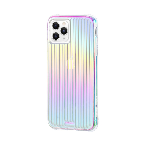 Case-Mate - Tough Groove Case for AppleÂ® iPhoneÂ® 11 Pro Max - Transparent/Iridescent was $40.0 now $22.99 (43.0% off)