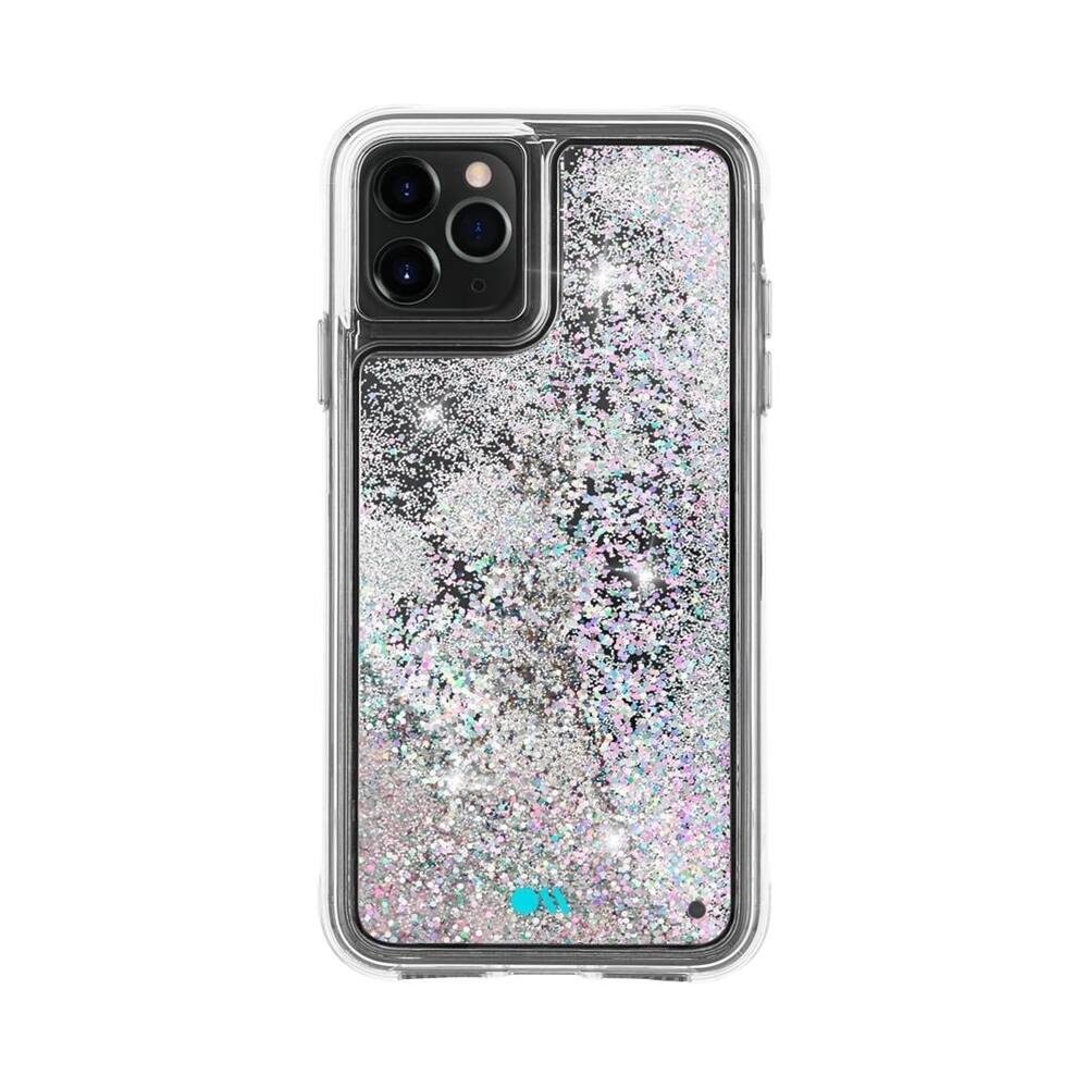 Angle. Case-Mate - Waterfall Case for Apple® iPhone® 11 Pro - Iridescent Diamond.