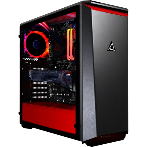 CLX SET Gaming Desktop - Intel Core i7 - 9700KF - 16GB Memory - NVIDIA GeForce RTX 2080 SUPER - 3TB HDD + 1TB SSD - Black/Red