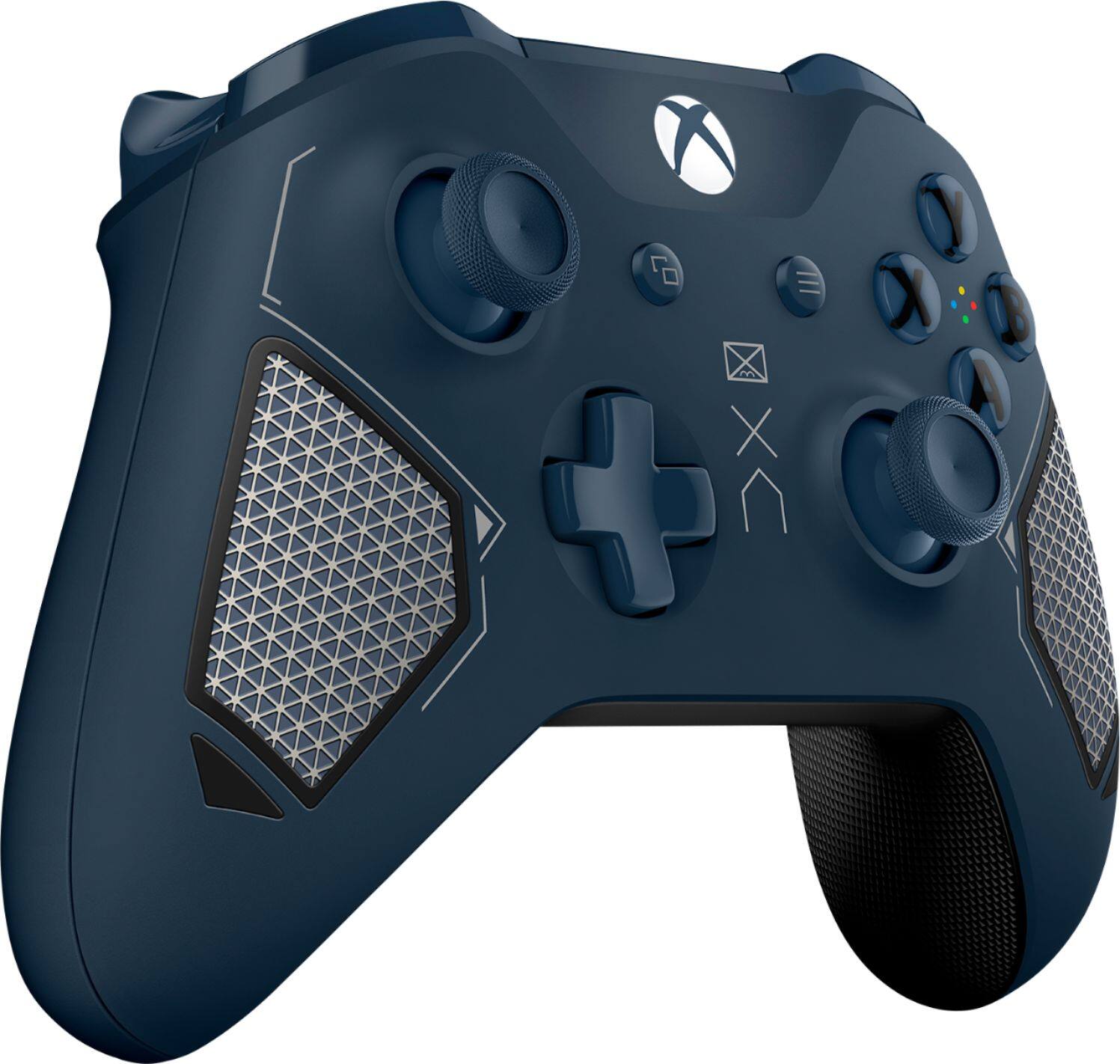 Angle. Microsoft - Geek Squad Certified Refurbished Wireless Controller for Xbox - Patrol Tech Special Edition.